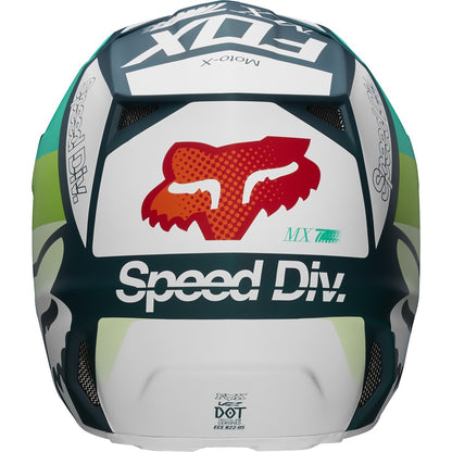 Casco Moto V2 Murc Verde Fox | Casco Moto Fox casco fox racing motocross mtb