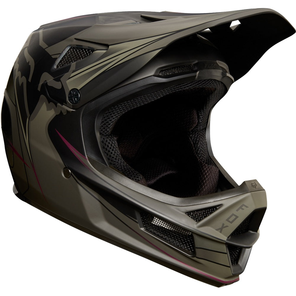 Casco Bicicleta Rampage Pro Carbon Kustom Negro Fox | Casco MTB Fox casco fox racing motocross mtb