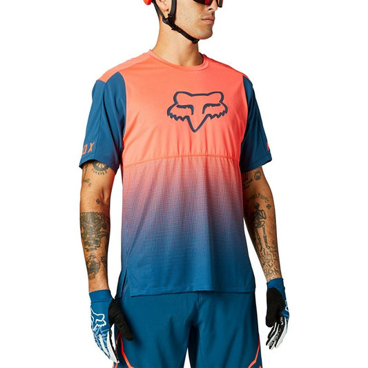 Polera Bicicleta Flexair Naranjo Fox polera bicicleta fox mtb