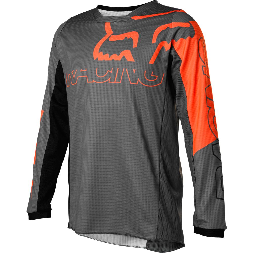 Polera Moto Niño 180 Skew Negro Fox polera moto fox motocross