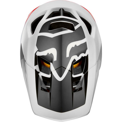 Casco Bicicleta Proframe Pistol Blanco Negro Rojo Fox | Casco MTB Fox casco fox racing motocross mtb