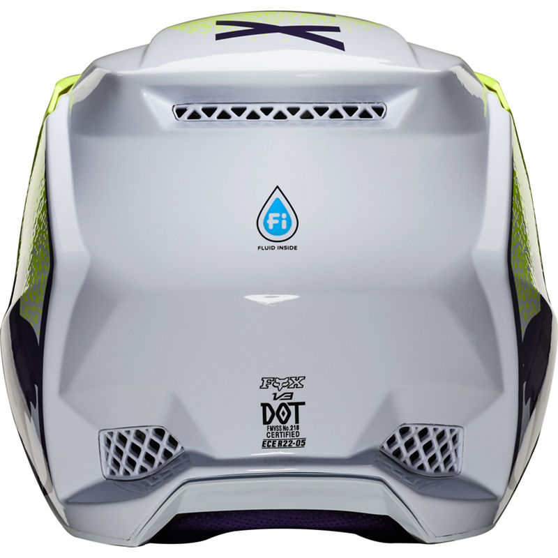 Casco Moto V3 Honr Le Amarillo Fluor Fox | Casco Moto Fox casco fox racing motocross mtb
