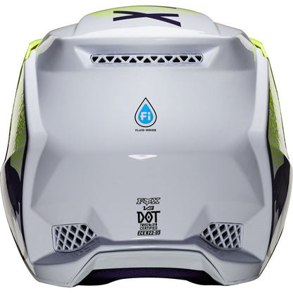 Casco Moto V3 Honr Le Amarillo Fluor Fox | Casco Moto Fox casco fox racing motocross mtb