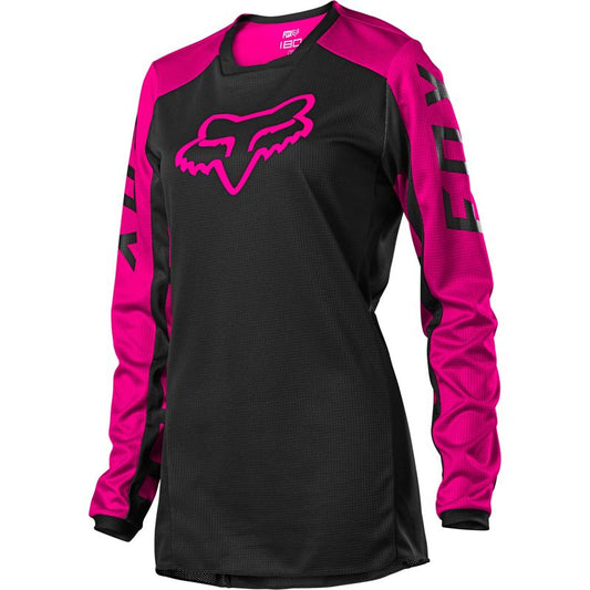 Polera Moto Mujer 180 DJET Negro Fox polera moto fox motocross