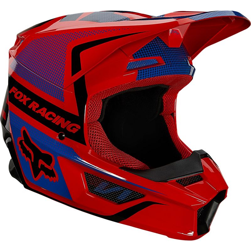 Casco Moto V1 Oktiv Rojo Fox | Casco Moto Fox casco fox racing motocross mtb