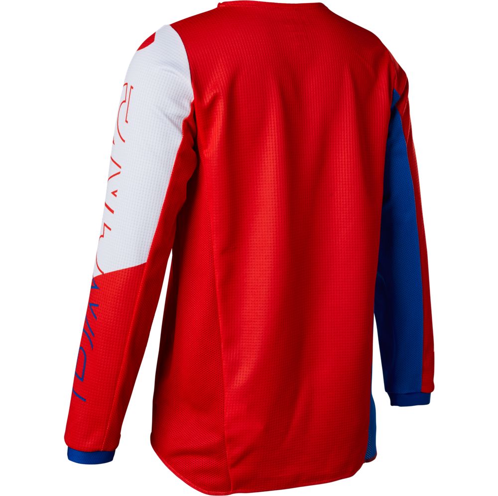 Polera Moto Niño 180 Skew Rojo Fox polera moto fox motocross