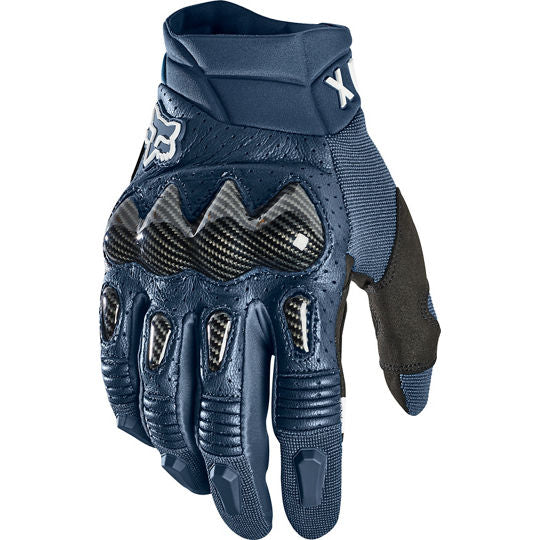 Guantes Moto Bomber Azul Marino Fox
