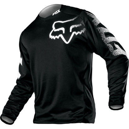Polera Moto Niño Blackout Negro Fox polera moto fox motocross
