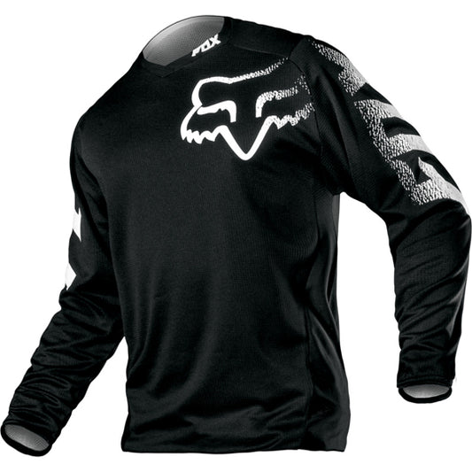 Polera Moto Niño Blackout Negro Fox polera moto fox motocross