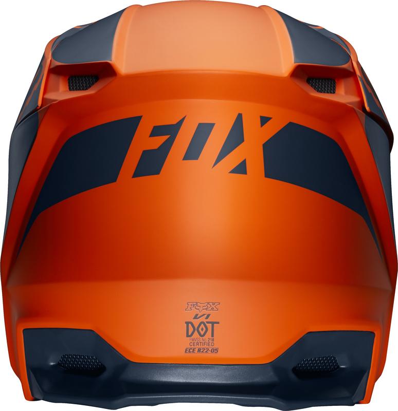 Casco Moto Niño V1 Przm Naranjo Fox | Casco Moto Fox casco fox racing motocross mtb