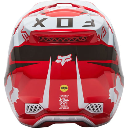 Casco Moto V3 RS MIRER ECE Rojo/Blanco Fox | Casco Moto Fox casco fox racing motocross mtb