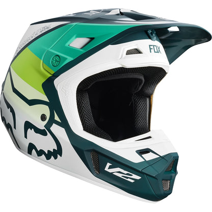 Casco Moto V2 Murc Verde Fox | Casco Moto Fox casco fox racing motocross mtb