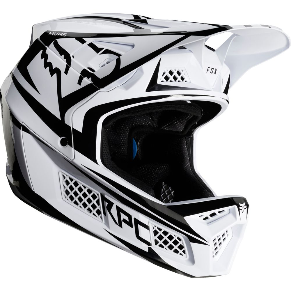 Casco Bicicleta Rampage Pro Carbon Blanco Beast Fox | Casco MTB Fox casco fox racing motocross mtb