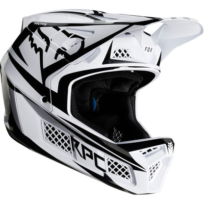 Casco Bicicleta Rampage Pro Carbon Blanco Beast Fox | Casco MTB Fox casco fox racing motocross mtb