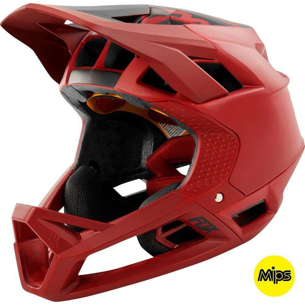 Casco Bicicleta Proframe Mate Rojo Fox | Casco MTB Fox casco fox racing motocross mtb