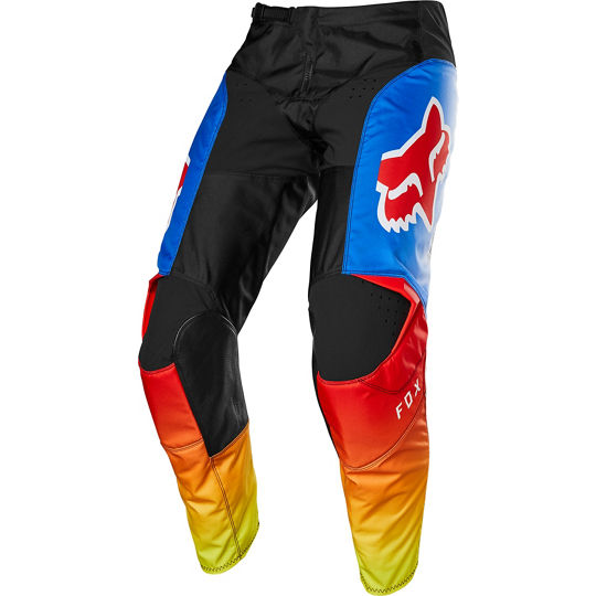 Pantalon Fox Moto 180 Fyce para Moto Azul/Rojo