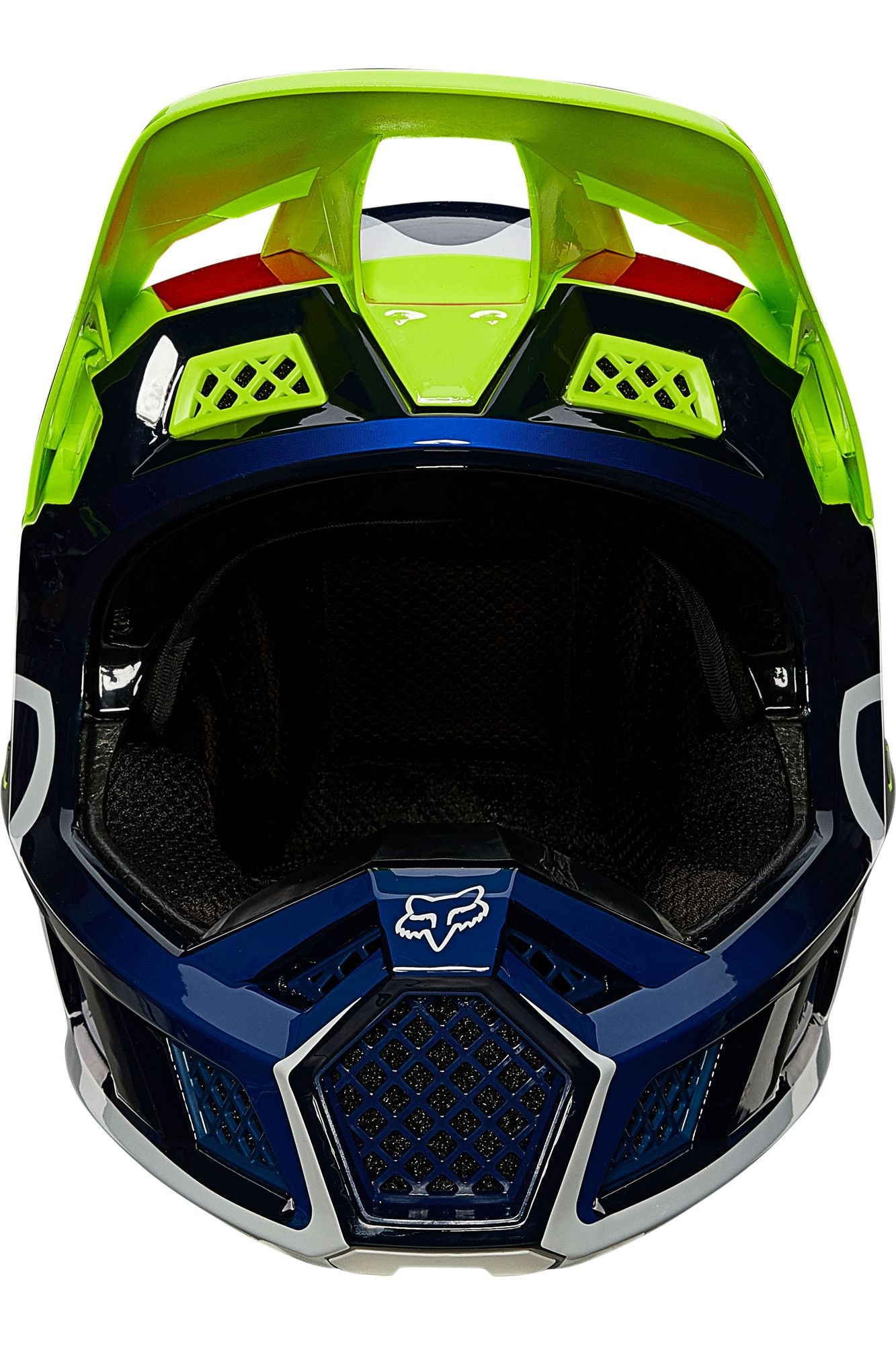 Casco Moto V3 Rs Wired Amarillo Fluor Fox | Casco Moto Fox casco fox racing motocross mtb