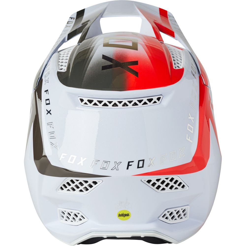 Casco Bicicleta Rampage Pro Carbon Mips Blanco Fox | Casco MTB Fox casco fox racing motocross mtb