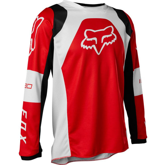Polera Moto Niño 180 Lux Rojo Fox polera moto fox motocross