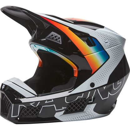 Casco Moto V3 RS RELM ECE Negro/Blanco Fox | Casco Moto Fox casco fox racing motocross mtb