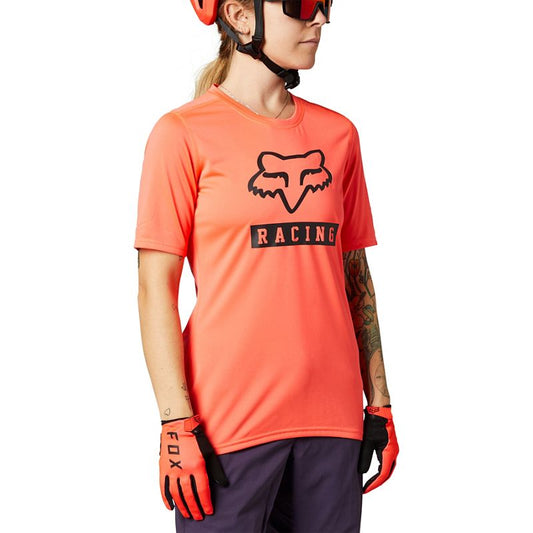 Polera Bicicleta Mujer Ranger Rojo Fox polera bicicleta fox mtb