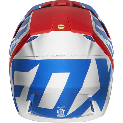 Casco Moto V3 Kila Azul Rojo Fox | Casco Moto Fox casco fox racing motocross mtb