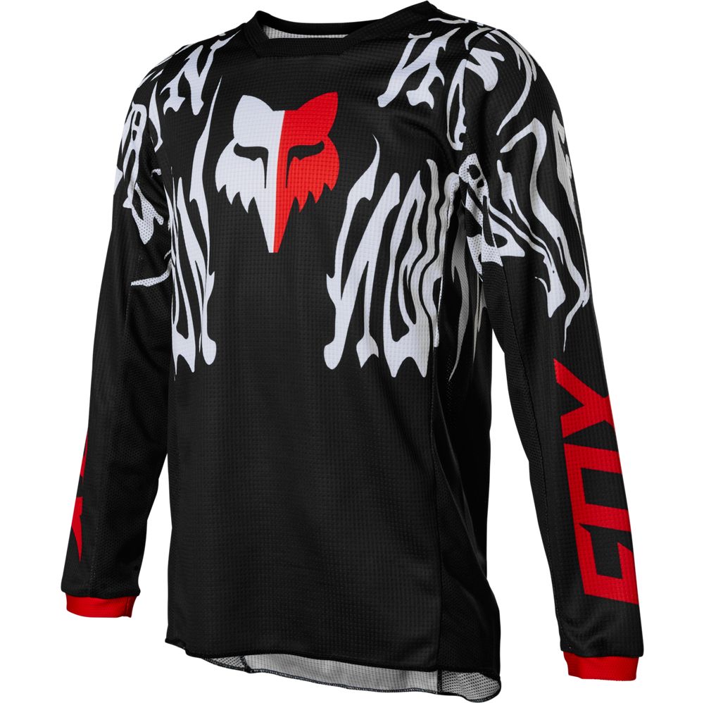 Polera Moto Niño 180 Peril Negro Fox polera moto fox motocross