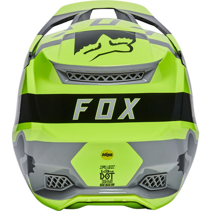 Casco Moto V3 RS RIET ECE Gris/Amarillo Fox | Casco Moto Fox casco fox racing motocross mtb