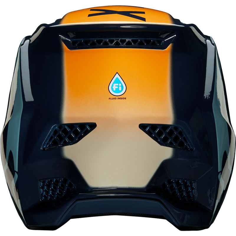 Casco Bicicleta Rampage Pro Carbon Daiz Azul Fox | Casco MTB Fox casco fox racing motocross mtb