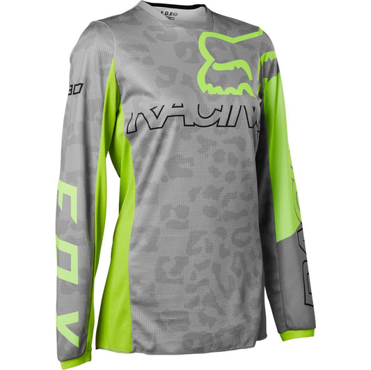 Polera Moto Mujer 180 Skew Gris Fox polera moto fox motocross