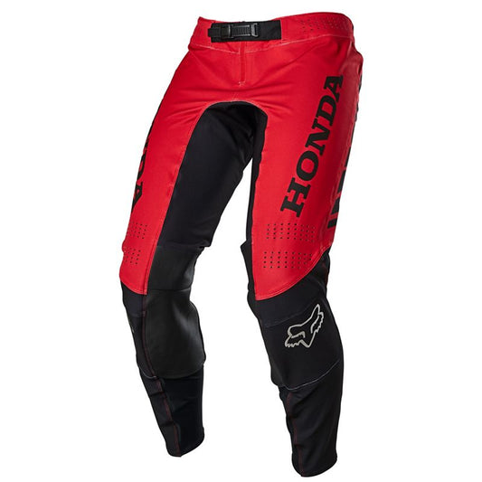 Pantalon Fox Moto Flexair Honda para Moto Rojo