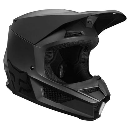 Casco Moto Niño V1 Negro Mate Fox | Casco Moto Fox casco fox racing motocross mtb