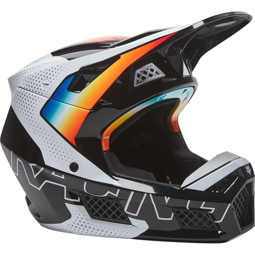 Casco Moto V3 RS RELM ECE Negro/Blanco Fox | Casco Moto Fox casco fox racing motocross mtb