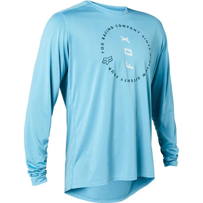 Polera Bicicleta Ranger Manga Larga Vert Azul Fox polera bicicleta fox mtb