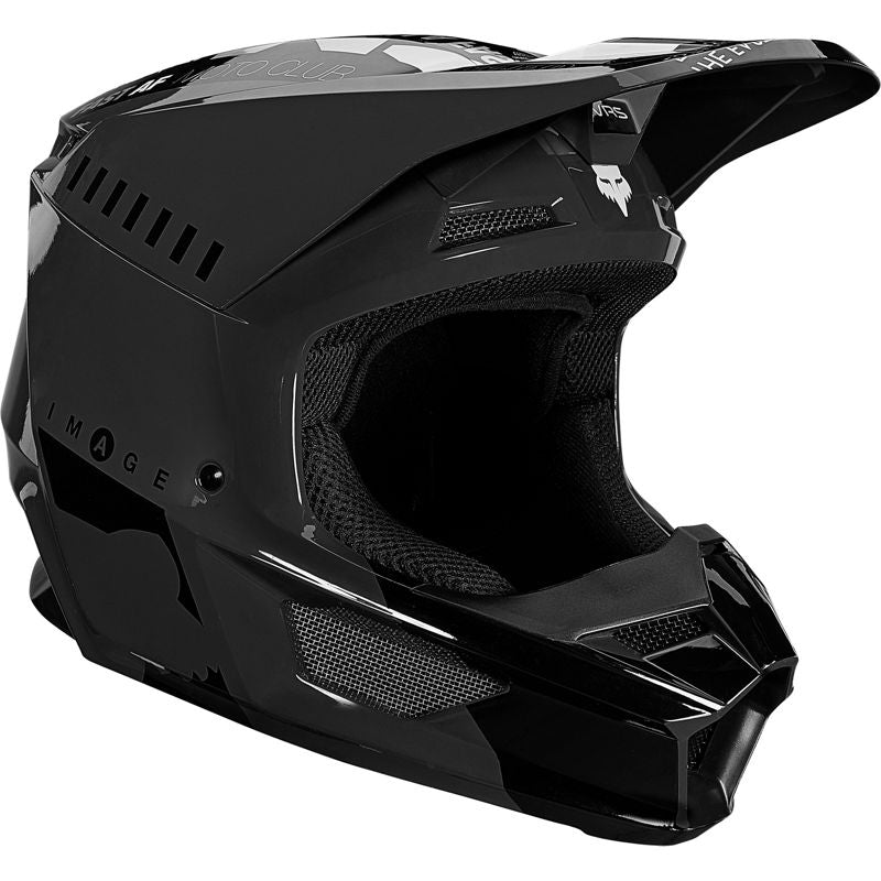 Casco Moto V1 Illmatik Gris/Negro Fox | Casco Moto Fox casco fox racing motocross mtb