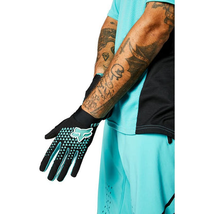 Guantes Bicicleta Defend Verde Fox