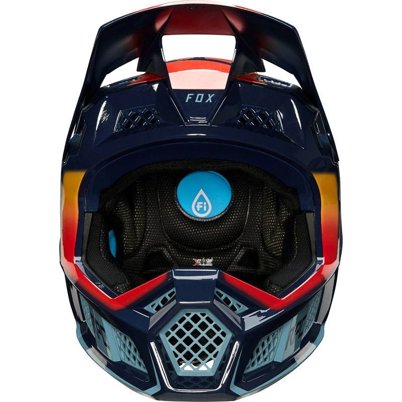 Casco Bicicleta Rampage Pro Carbon Daiz Azul Fox | Casco MTB Fox casco fox racing motocross mtb