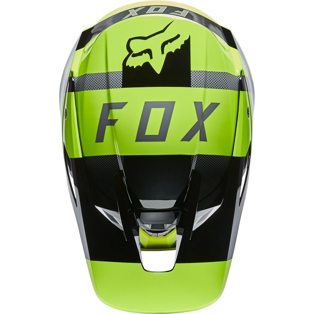 Casco Moto V3 RS RIET ECE Gris/Amarillo Fox | Casco Moto Fox casco fox racing motocross mtb