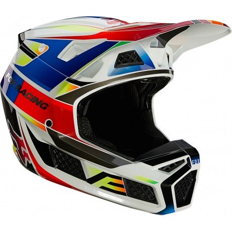 Casco Moto V3 Pigment Multicolor Fox | Casco Moto Fox casco fox racing motocross mtb