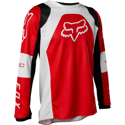Polera Moto Niño 180 Lux Rojo Fox polera moto fox motocross