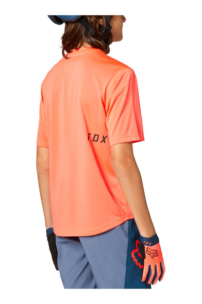 Polera Bicicleta Niño Ranger Rojo Fox polera bicicleta fox mtb
