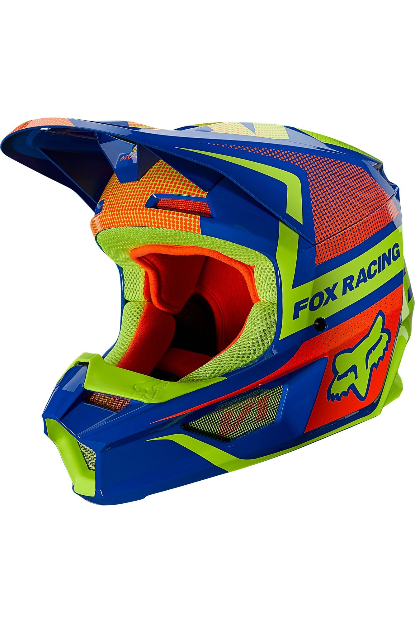 Casco Moto V1 Niño Oktiv Azul Fox | Casco Moto Fox casco fox racing motocross mtb