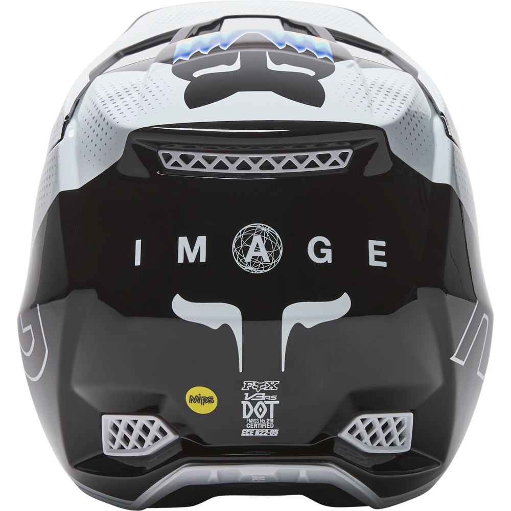 Casco Moto V3 RS RELM ECE Negro/Blanco Fox | Casco Moto Fox casco fox racing motocross mtb