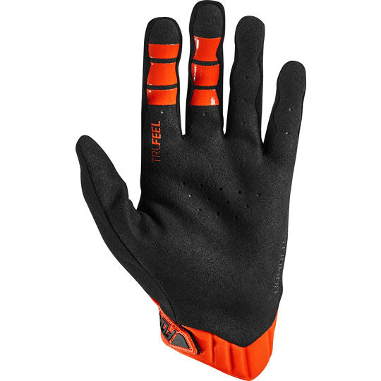 Guantes Moto Bomber Lt Negro/Org Fox - imagen 2