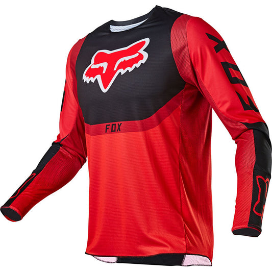 Polera Moto 360 Voke Rojo Fluor Fox polera moto fox motocross