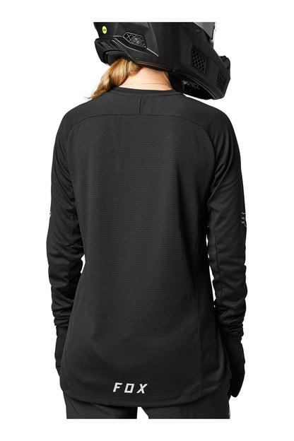 Polera Bicicleta Mujer Defend Negro Fox