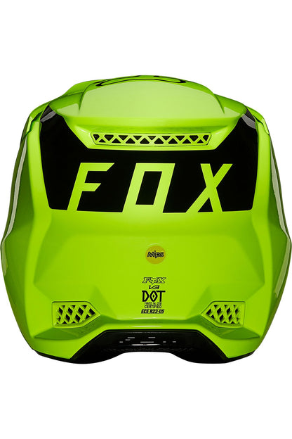 Casco Moto V3 Psycosis Amarillo Fluor Fox | Casco Moto Fox casco fox racing motocross mtb