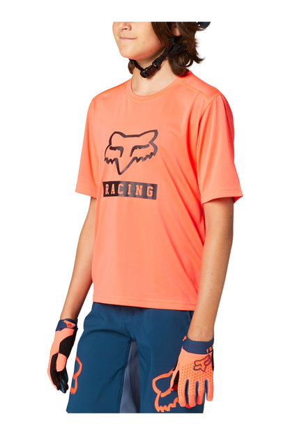 Polera Bicicleta Niño Ranger Rojo Fox polera bicicleta fox mtb