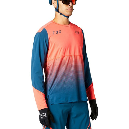 Polera Bicicleta Flexair Rojo Fox polera bicicleta fox mtb