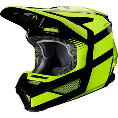 Casco Moto Niño V2 Hayl Amarillo Fox | Casco Moto Fox casco fox racing motocross mtb